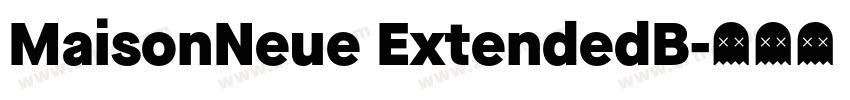 MaisonNeue ExtendedB字体转换